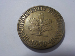 ALLEMAGNE 10 Pfennig 1950 - 10 Pfennig