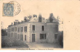 CHAMPIGNY EN BEAUCE - Château De La Fontaine - Très Bon état - Other & Unclassified