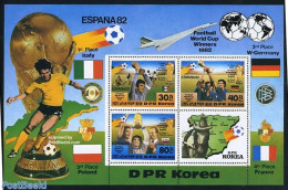 Korea, North 1982 World Cup Football Winners 3v M/s, Mint NH, Sport - Football - Korea, North