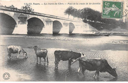 TOURS - Les Bords Du Cher - Pont De La Route De Saint Avertin - état - Tours