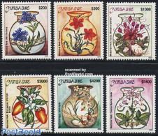 Zimbabwe 2003 Medical Plants 6v, Mint NH, Health - Nature - Health - Flowers & Plants - Zimbabwe (1980-...)