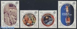 Seychelles, Zil Eloigne Sesel 1989 Apollo Moonlanding Anniversary 4v, Mint NH, Transport - Space Exploration - Seychelles (1976-...)