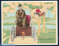 Gambia 1993 Ford 1896 S/s, Mint NH, Transport - Automobiles - Voitures