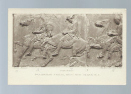 CPA - Arts - Sculptures - British Museum - Parthenon Frieze, West Side Slabs IX,X - Non Circulée - Sculptures