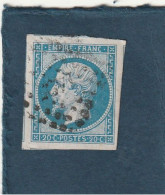 ///   FRANCE /// N° 14 Bleu 20cts  Bleu Avec 4 Filets - 1853-1860 Napoleon III