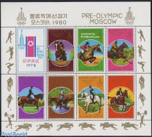 Korea, North 1978 Preolympic Games 7v M/s, Mint NH, Nature - Sport - Horses - Olympic Games - Korea (Noord)