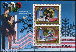 Korea, North 1980 Olympic Winter Winners 2v M/s, Mint NH, Sport - Olympic Winter Games - Skating - Corea Del Nord