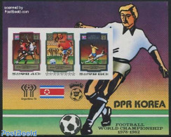 Korea, North 1980 World Cup Football S/s Imperforated, Mint NH, Sport - Football - Corea Del Norte