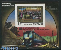 Korea, North 1980 Electric Railways S/s Imperforated, Mint NH, Transport - Railways - Treinen