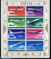 Korea, North 1978 Civil Aviation 8v M/s, Mint NH, Transport - Concorde - Aircraft & Aviation - Concorde