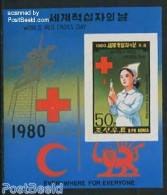 Korea, North 1980 Red Cross S/s Imperforated, Mint NH, Health - Red Cross - Croix-Rouge