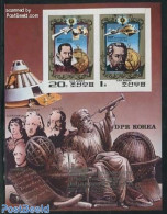 Korea, North 1980 J. Kepler M/s, Mint NH, Science - Transport - Astronomy - Space Exploration - Astrologie