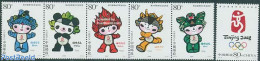 China People’s Republic 2005 Beijing 2008 6v (1v+[::::]), Mint NH, Sport - Olympic Games - Neufs