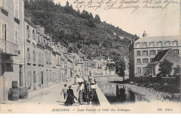 AUBUSSON - Quai Vaveix Et Côté Des Granges - Très Bon état - Aubusson