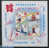 India 2012 Olympic Games London S/s, Mint NH, Sport - Handball - Kayaks & Rowing - Olympic Games - Sailing - Tennis - Unused Stamps