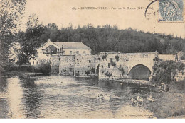 MOUTIER D'AHUN - Pont Sur La Creuse - Très Bon état - Moutier D'Ahun