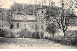 BOUSSAC - Le Château, La Sous Préfecture Et La Gendarmerie - Très Bon état - Boussac