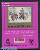 Korea, North 1980 Int. Day Of The Child S/s, Imperforated, Mint NH - Corée Du Nord