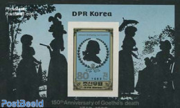Korea, North 1982 W. Von Goethe S/s, Imperforated, Mint NH, History - Germans - Art - Authors - Schriftsteller