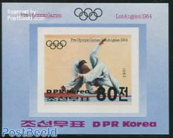 Korea, North 1983 Olympic Games Los Angeles S/s, Imperforated, Mint NH, Sport - Olympic Games - Korea (Noord)