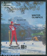 Korea, North 1983 Biathlon S/s, Imperforated, Mint NH, Sport - Skiing - Sci