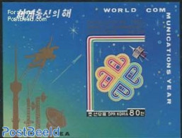 Korea, North 1983 World Communications Year S/s, Imperforated, Mint NH, Science - Transport - Int. Communication Year .. - Telecom