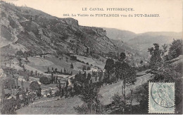 La Vallée De FONTANGES Vue Du PUY BASSET - Très Bon état - Other & Unclassified