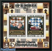 Korea, North 1980 Chess S/s, Imperforated, Mint NH, Sport - Chess - Chess