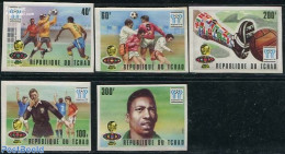 Chad 1977 World Cup Football, Argentina 1978, 5v, Imperforated, Mint NH, Sport - Football - Other & Unclassified