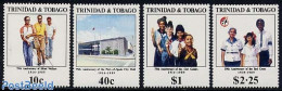 Trinidad & Tobago 1989 Mixed Issue 4v, Mint NH, Health - Sport - Disabled Persons - Red Cross - Scouting - Behinderungen