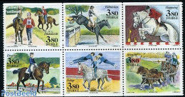 Sweden 1990 Horses 6v [++], Mint NH, Nature - Performance Art - Horses - Circus - Unused Stamps