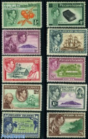 Pitcairn Islands 1940 Definitives 10v, Unused (hinged), Science - Transport - Various - Education - Ships And Boats - .. - Bateaux
