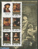 Korea, North 1983 Rembrandt Paintings 5v M/s, Imperforated, Mint NH, Art - Paintings - Rembrandt - Korea, North