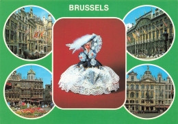 BELGIQUE - Bruxelles - Poupée Dentelle - Multivues - Colorisé - Carte Postale - Altri & Non Classificati