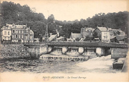 PONT AUDEMER - Le Grand Barrage - Très Bon état - Pont Audemer