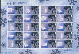 Great Britain 2003 Christmas, Label Sheet, Mint NH, Rabbits / Hares - Nuevos