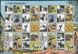 Great Britain 2005 Farm Animals, Label Sheet, Mint NH, Nature - Animals (others & Mixed) - Birds - Nuevos