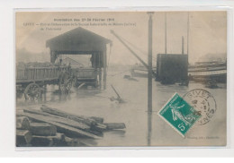 GIVET  - Inondation Du 27-28 Février 1910 - Port, Débarcadère Société De Flohimont - Très Bon état - Givet