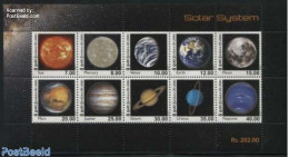 Sri Lanka (Ceylon) 2014 Solar System 10v M/s, Mint NH, Science - Astronomy - Astrologia