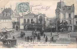 COGNAC - Place Francois1er Et Perspective De La Rue D'Alger - Très Bon état - Cognac