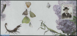 France 2015 Jean-Henri Fabre Special S/s, Mint NH, Nature - Butterflies - Insects - Ongebruikt