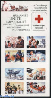 France 2015 Red Cross 8v S-a In Booklet, Mint NH, Health - Nature - Transport - Food & Drink - Health - Red Cross - Do.. - Neufs