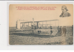 JUVISY - Port-Aviation - Le Wright-Ariel De Lefebvre Sur Lequel Il Se Tua Au Cours D'un Essai - 1909 - état - Juvisy-sur-Orge