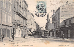 MENTON - Avenue Félix Faure - Très Bon état - Menton