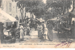 ANTIBES - Le Marché - Cours Masséna - Très Bon état - Antibes - Oude Stad