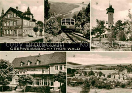 72637103 Oberweissbach Gaststaette Central Cafe Bergbahn Froebelturm Erholungshe - Oberweissbach