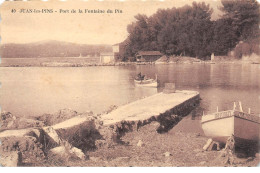 JUAN LES PINS - Port De La Fontaine Du Pin - Très Bon état - Juan-les-Pins