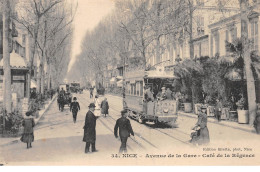 NICE - Avenue De La Gare - Café De La Régence - Très Bon état - Pubs, Hotels And Restaurants