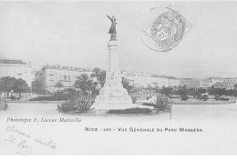 NICE - Vue Générale Du Parc Masséna - Très Bon état - Monuments