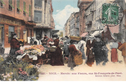 NICE - Marché Aux Fleurs, Rue Saint François De Paul - Très Bon état - Markten, Feesten